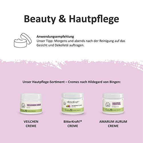 Veilchen-Creme nach Hildegard von Bingen - Anti-Aging - Pflege für Teint und Dekolleté - 50 ml - 5