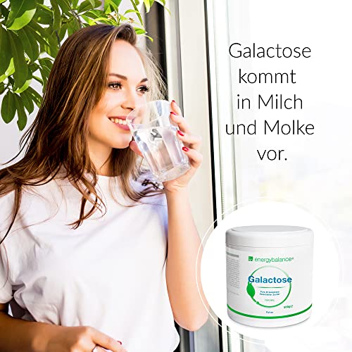 EnergyBalance reines D-Galactose Pulver – Zucker für’s Gehirn - Laktosefrei, Glutenfrei - Qualität aus der Schweiz - 500g - 6