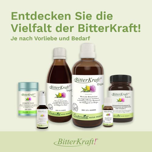 BitterKraft! Original BIO Bitterstoffe Tropfen nach Hildegard von Bingen – Bittertropfen aus 9 erlesenen Bitterkräutern – 100% Natur ohne Zusatzstoffe & vegan – Made in Germany (20 ml Bitterspray) - 7